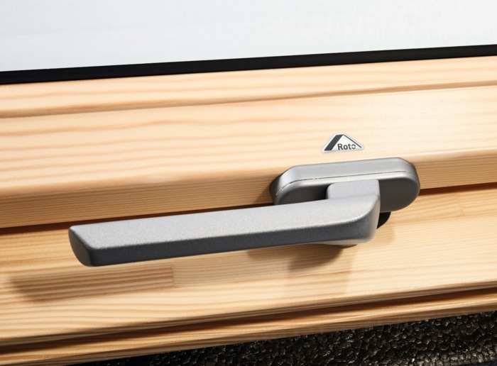 Poignée fenêtre de toit R4 bois